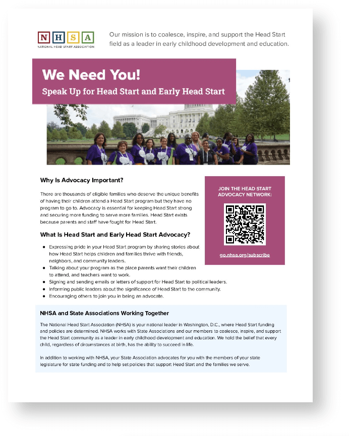 Advocacy Network Sign-Up Flyer (English and Spanish)